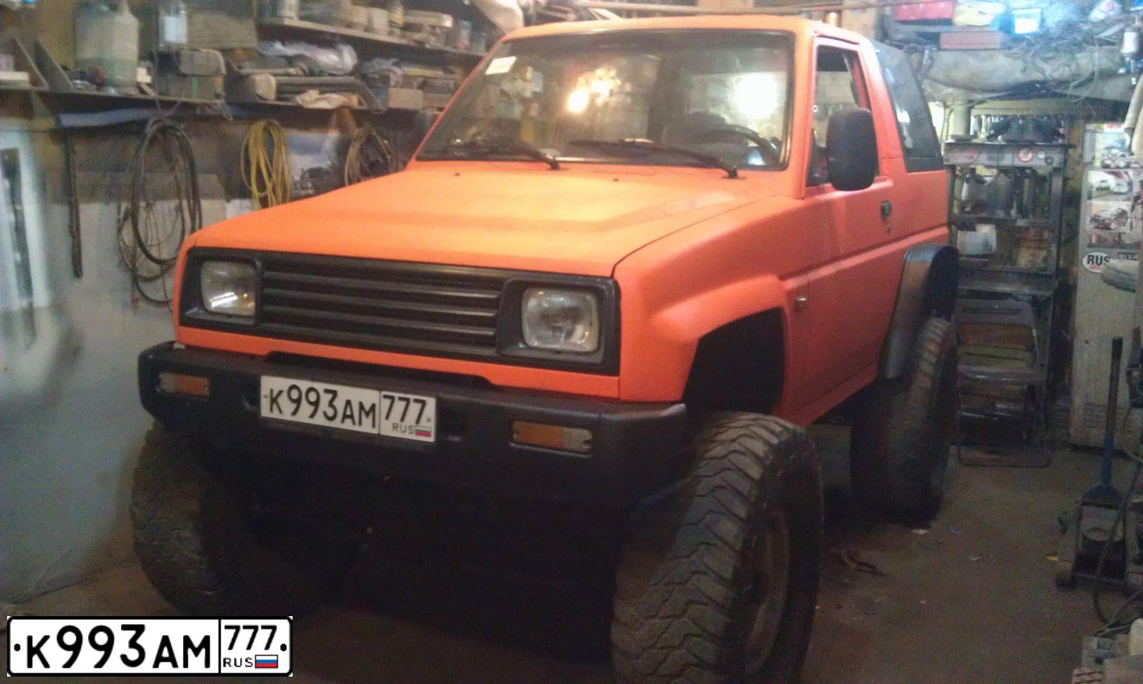 Фото автомобиля DAIHATSU DAIHATSU FEROZA, 1989 — госномер Р264МН797