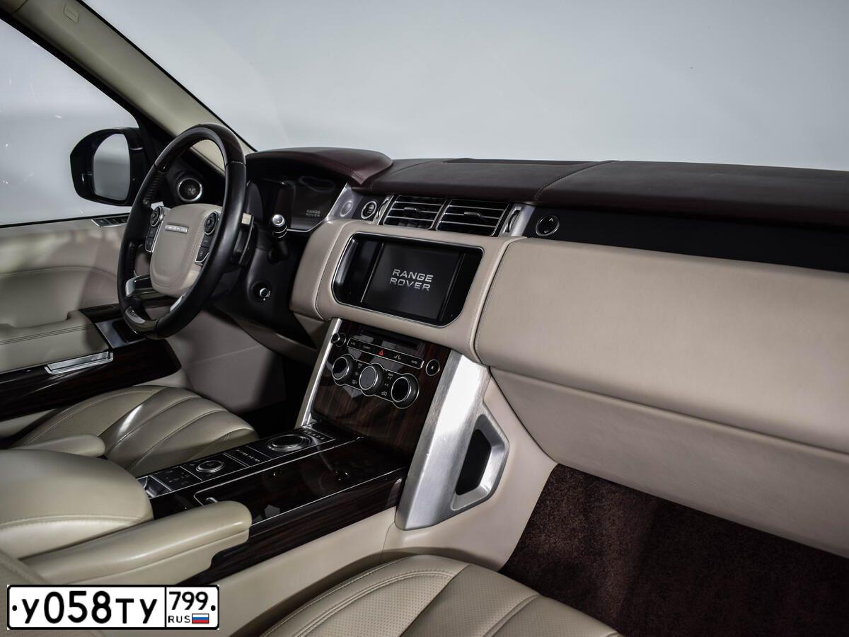 Фото автомобиля LANDROVER RANGE ROVER, 2013 — госномер Р585МХ75. Цвет: Коричневый
