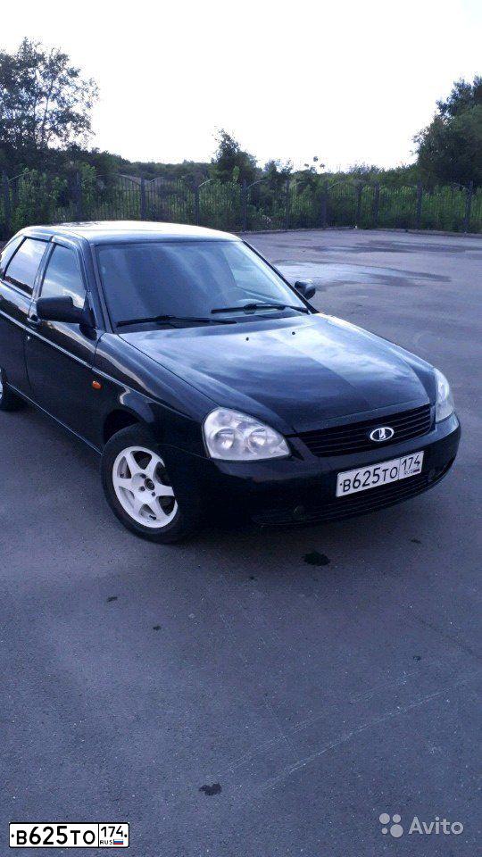 Фото автомобиля LADA 2172 PRIORA, 2008 — госномер В625ТО174. Цвет: СИНЕ-ЧЕРНЫЙ