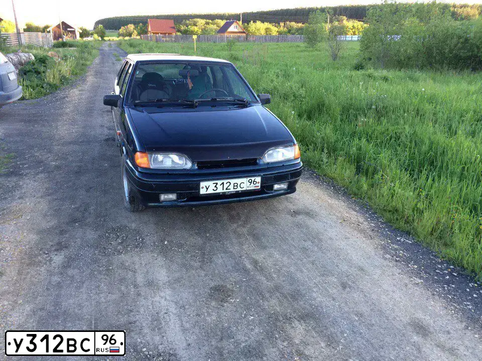 Фото автомобиля LADA 2114, 2008 — госномер О779АС196. Цвет: Темно-зеленый