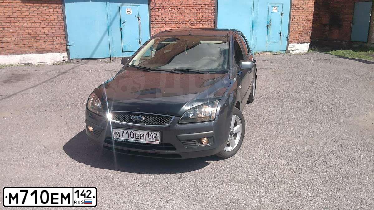 Фото автомобиля FORD FOCUS, 2005 — госномер М710ЕМ142. Цвет: ТЕМНО-СЕРЫЙ