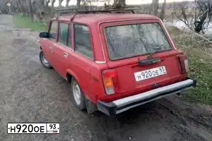 Фото автомобиля LADA 2104 LADA, 1998 — госномер Н920ОЕ93. Цвет: Красный