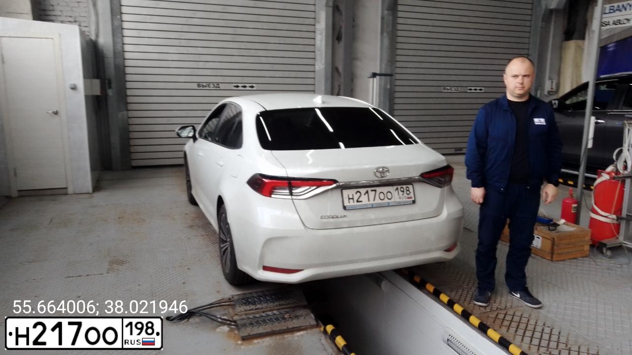 Фото автомобиля TOYOTA COROLLA, 2019 — госномер М782ТМ790