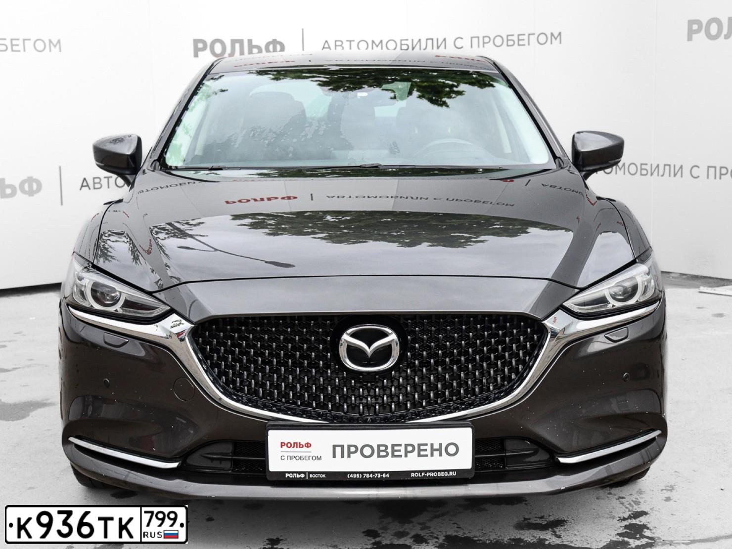 Фото автомобиля MAZDA 6, 2020 — госномер К936ТК799. Цвет: СЕРЫЙ