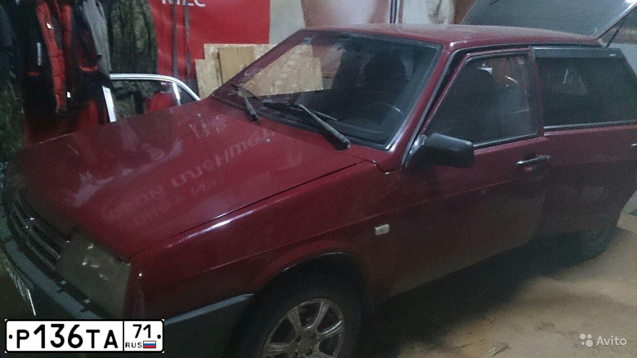 Фото автомобиля VAZ 2109 SAMARA, 1990 — госномер Р136ТА71. Цвет: ЯРКО-САЛАТОВЫЙ