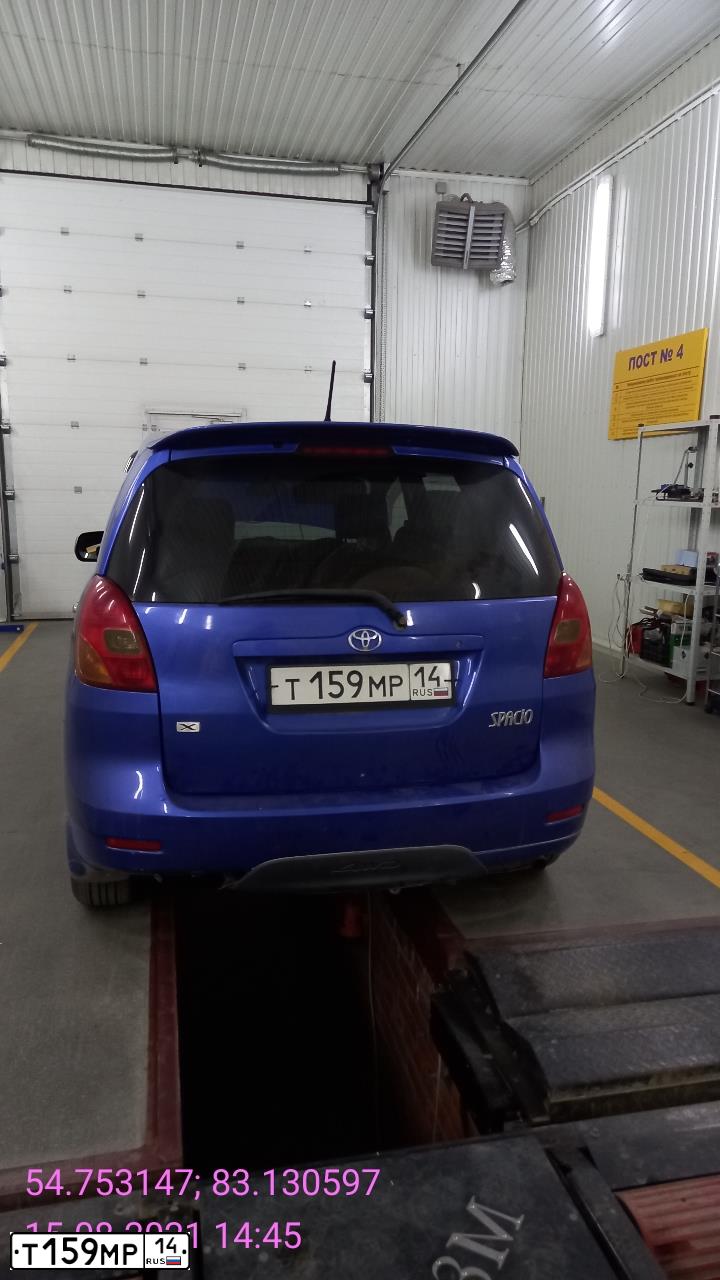 Фото автомобиля TOYOTA COROLLA, 2002 — госномер М086СУ154