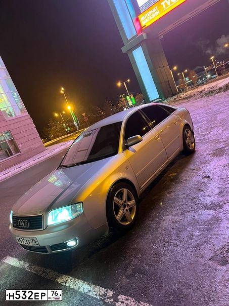 Фото автомобиля AUDI A6, 2002 — госномер Н532ЕР76. Цвет: СЕРЕБРИСТЫЙ