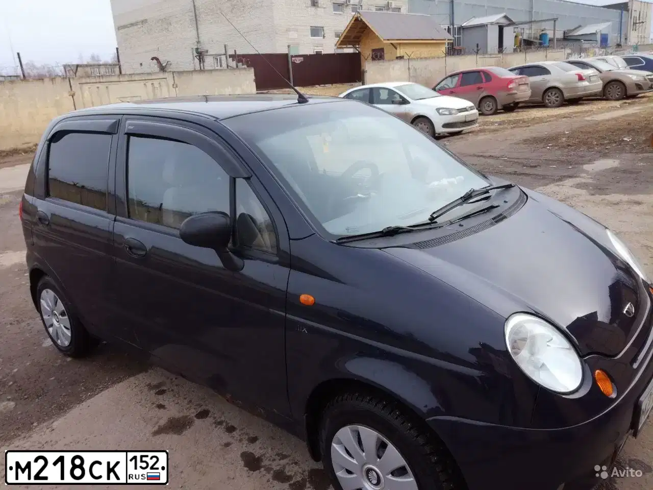 Фото автомобиля DAEWOO O MATIZ, 2007 — госномер М218СК152. Цвет: ТЕМНО-СИНИЙ