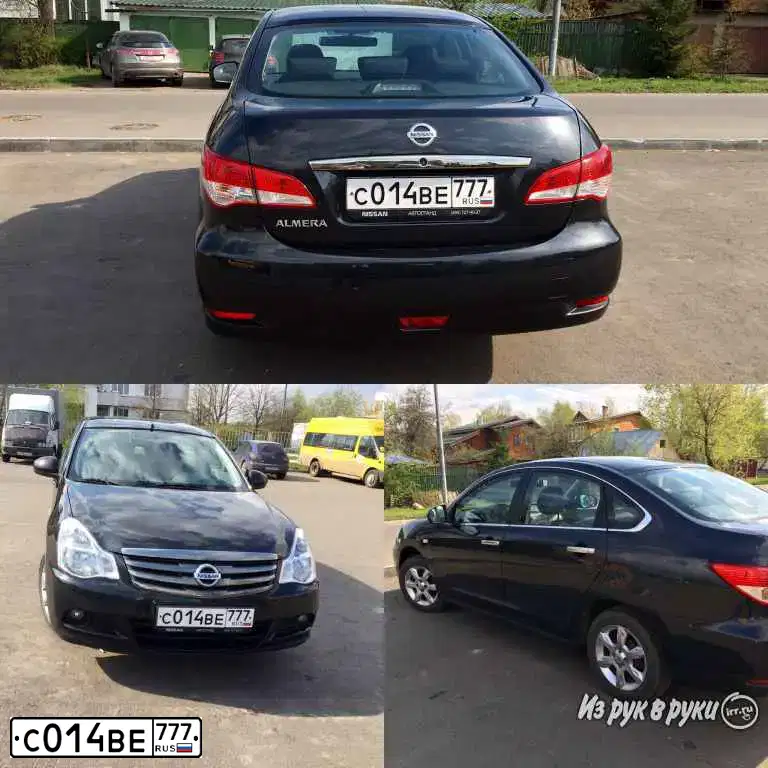 Фото автомобиля NISSAN ALMERA, 2013 — госномер Х370ОР37. Цвет: ЧЕРНЫЙ