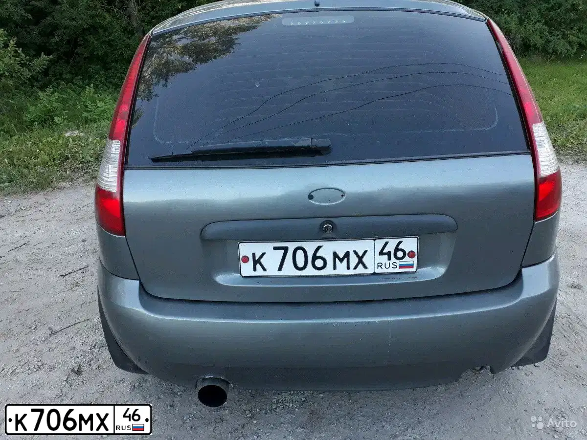Фото автомобиля LADA 1119 KALINA, 2008 — госномер О219ТС46. Цвет: Темно-серый металлик