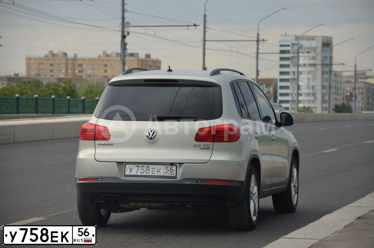 Фото автомобиля VOLKSWAGEN TIGUAN, 2013 — госномер Е896ХК156
