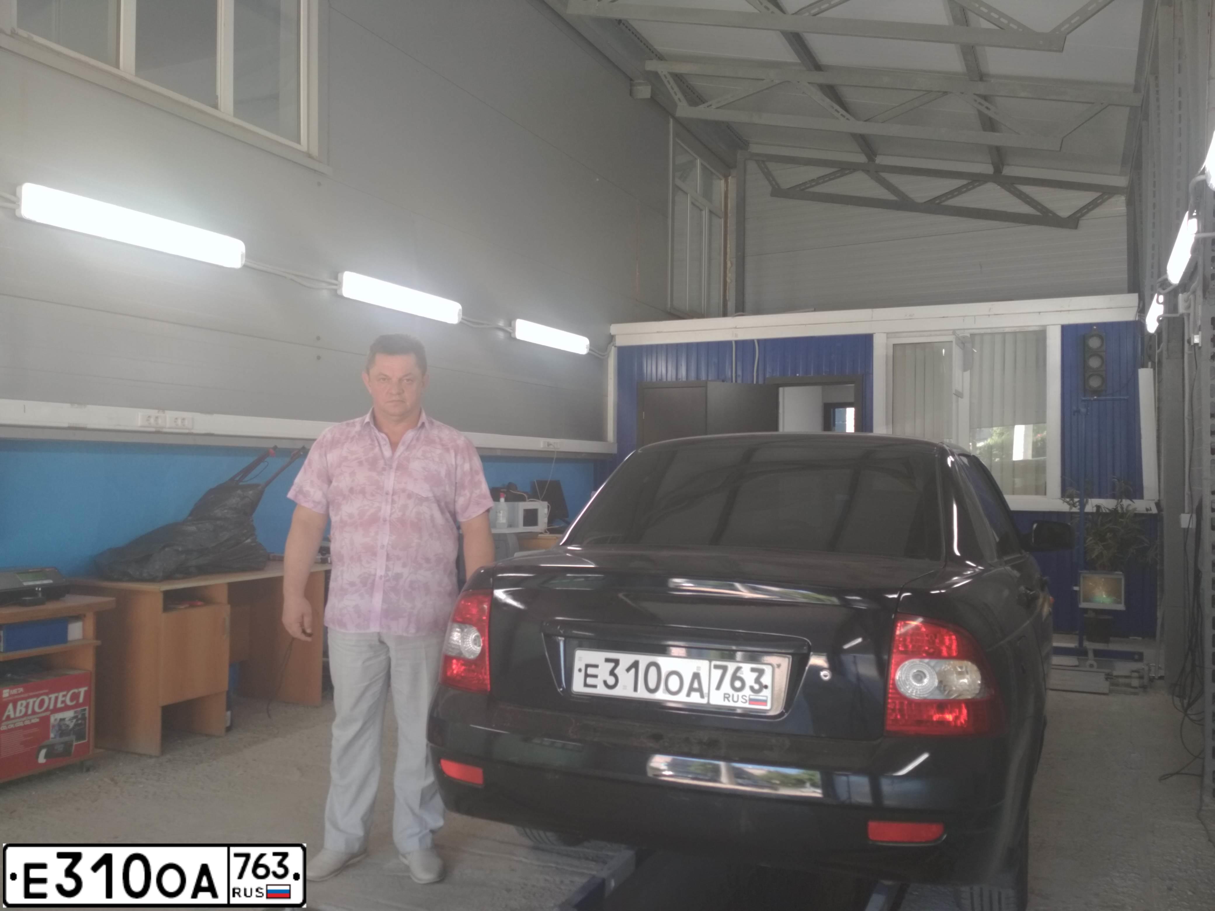 Фото автомобиля LADA PRIORA, 2009 — госномер М196ОМ763