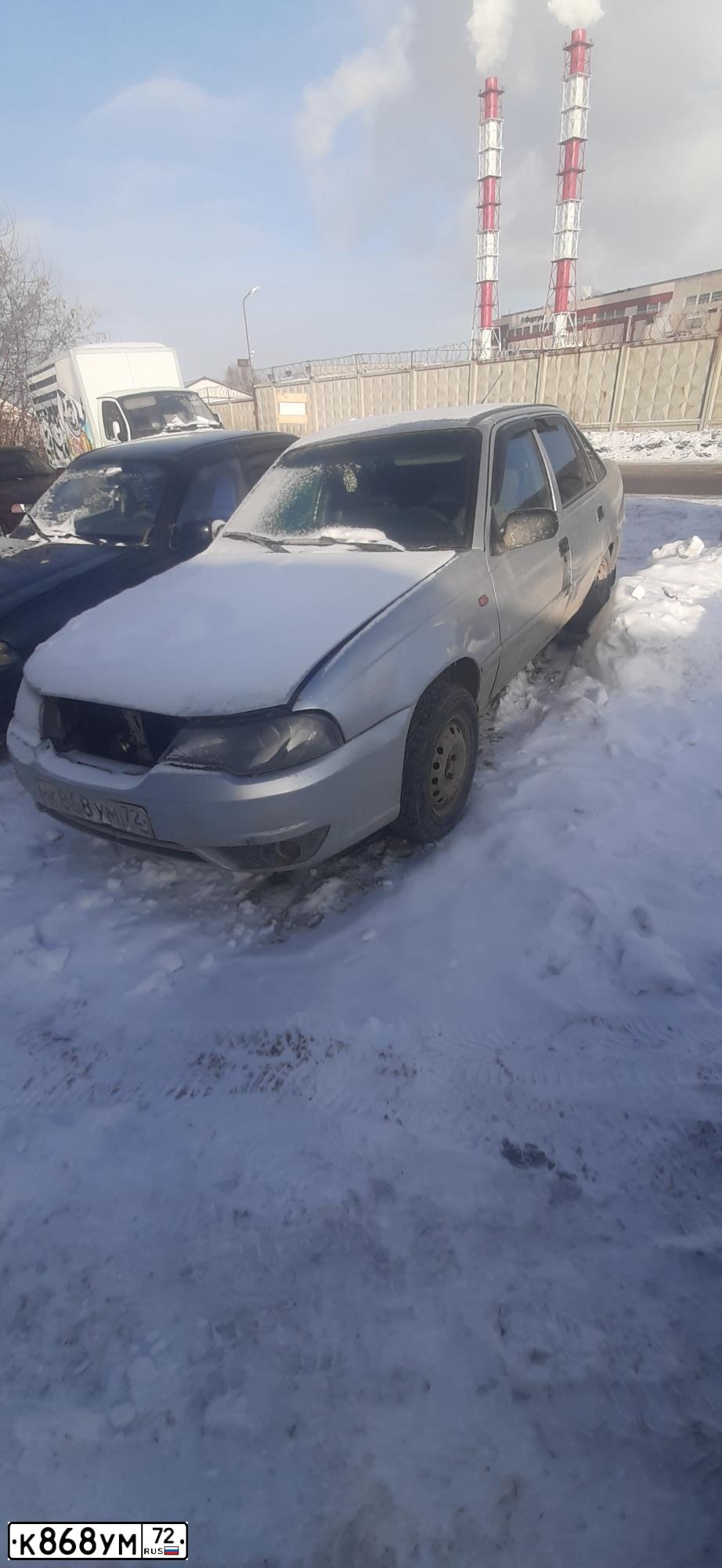 Фото автомобиля DAEWOO NEXIA, 2011 — госномер К868УМ72. Цвет: ПЕРЛАМУТРОВО-СЕРЕБРИСТЫЙ