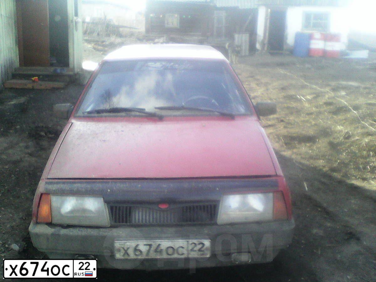 Фото автомобиля LADA 2108 SAMARA, 1989 — госномер Х674ОС22. Цвет: ТЕМНО-КРАСНЫЙ