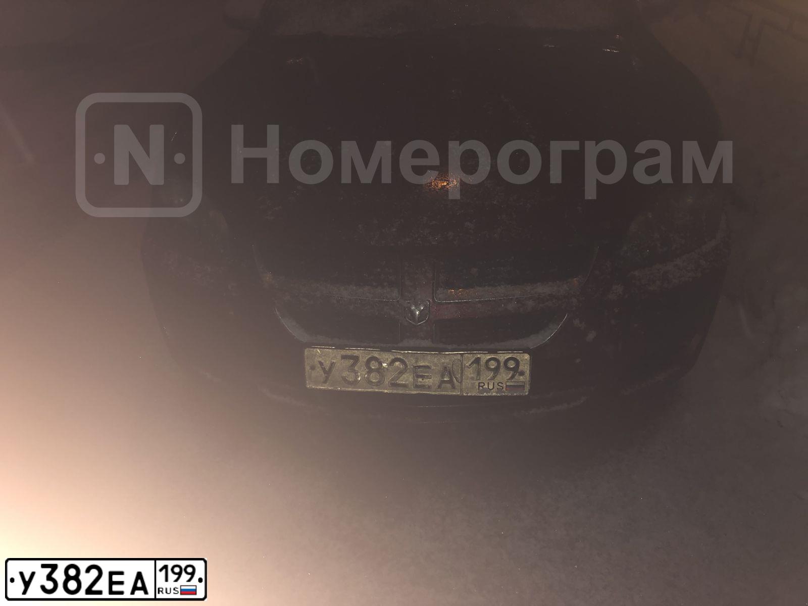 Фото автомобиля DODGE STRATUS, 2004 — госномер У382ЕА199. Цвет: ВИШНЕВЫЙ