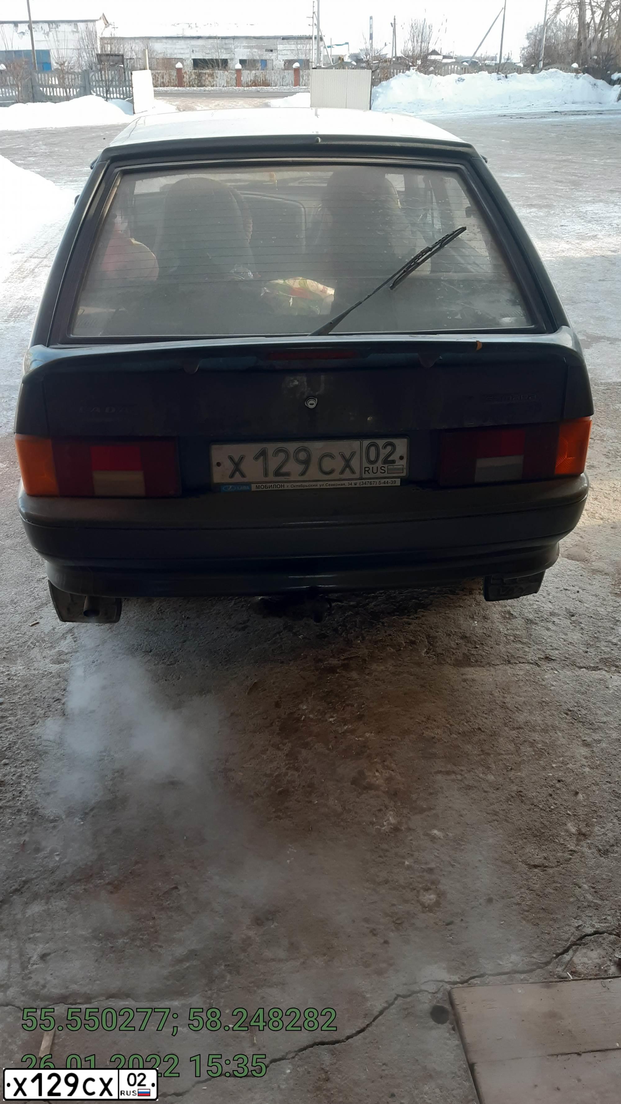 Фото автомобиля LADA 2114, 2006 — госномер Е818УК702. Цвет: ЗОЛОТИСТО ТЕМНО-ЗЕЛЕНЫЙ