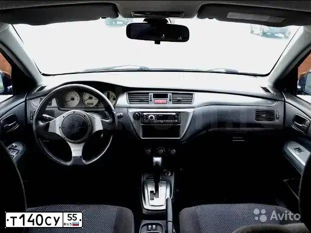 Фото автомобиля MITSUBISHI LANCER, 2005 — госномер С407ХС98. Цвет: синий