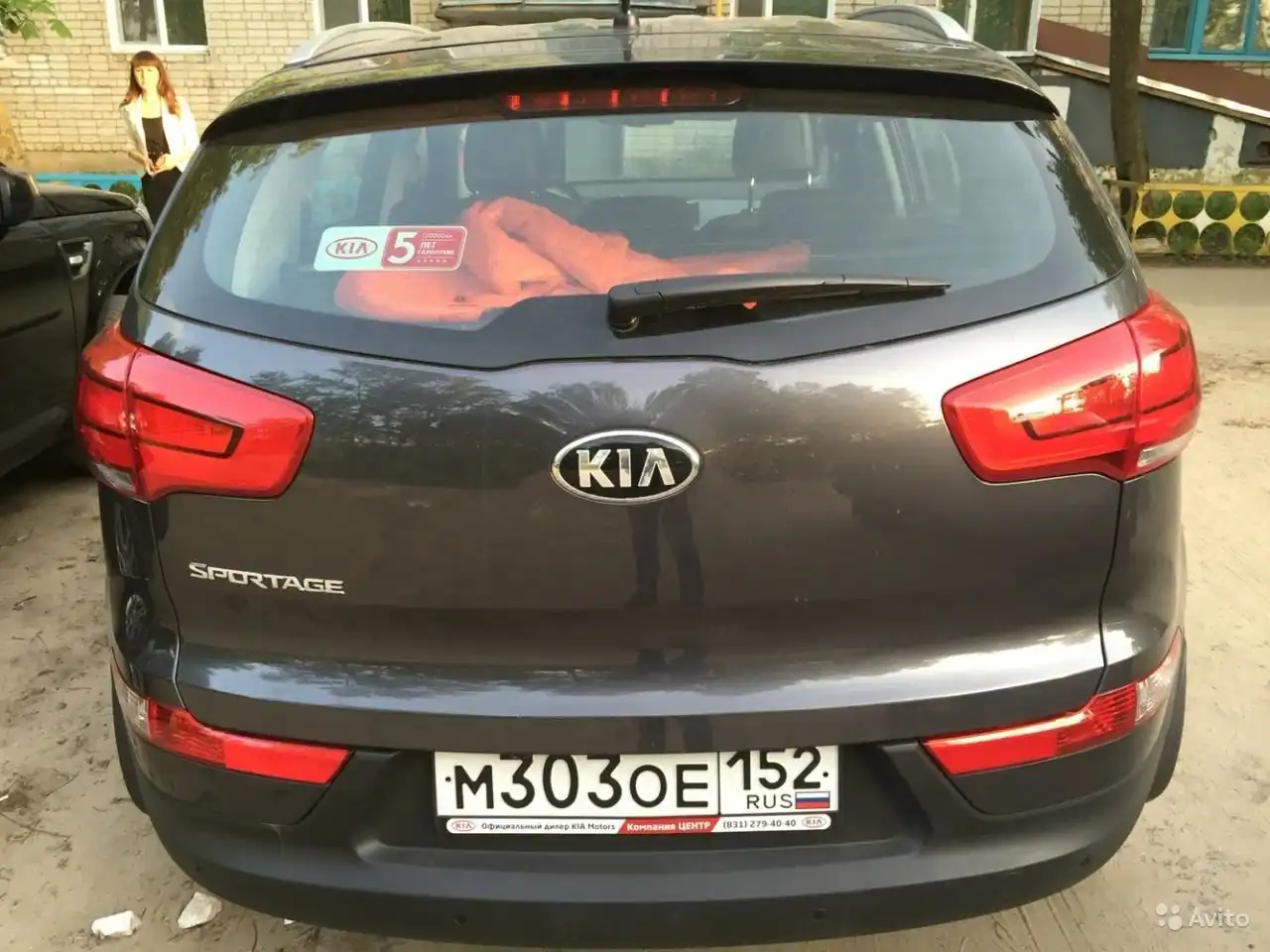 Фото автомобиля KIA RIO, 2010 — госномер В222ВВ152. Цвет: КРАСНЫЙ