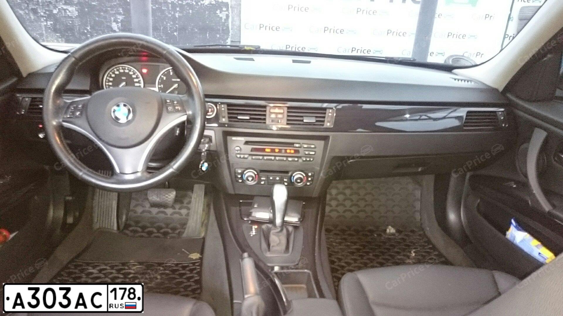 Фото автомобиля BMW SERIE 3, 2010 — госномер К709МВ164. Цвет: ЧЕРНЫЙ