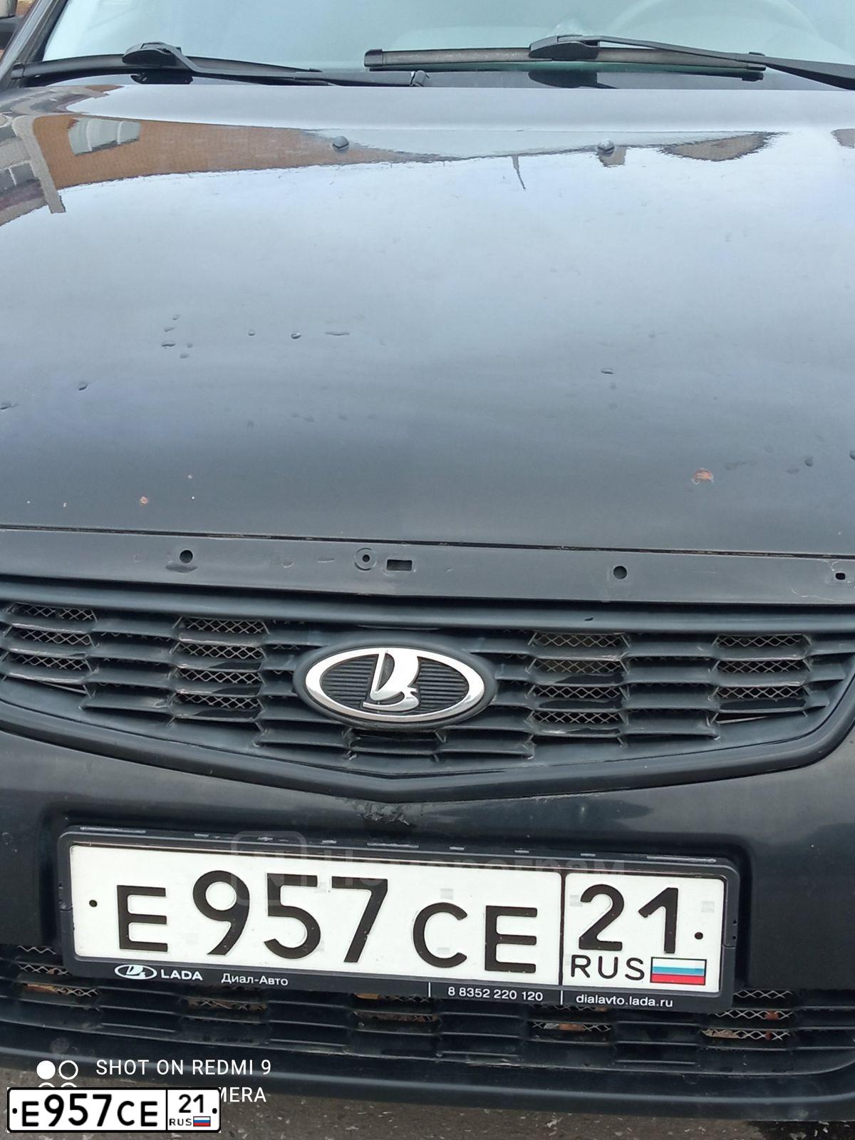 Фото автомобиля LADA 2170 PRIORA, 2016 — госномер Е957СЕ21. Цвет: ЧЕРНЫЙ