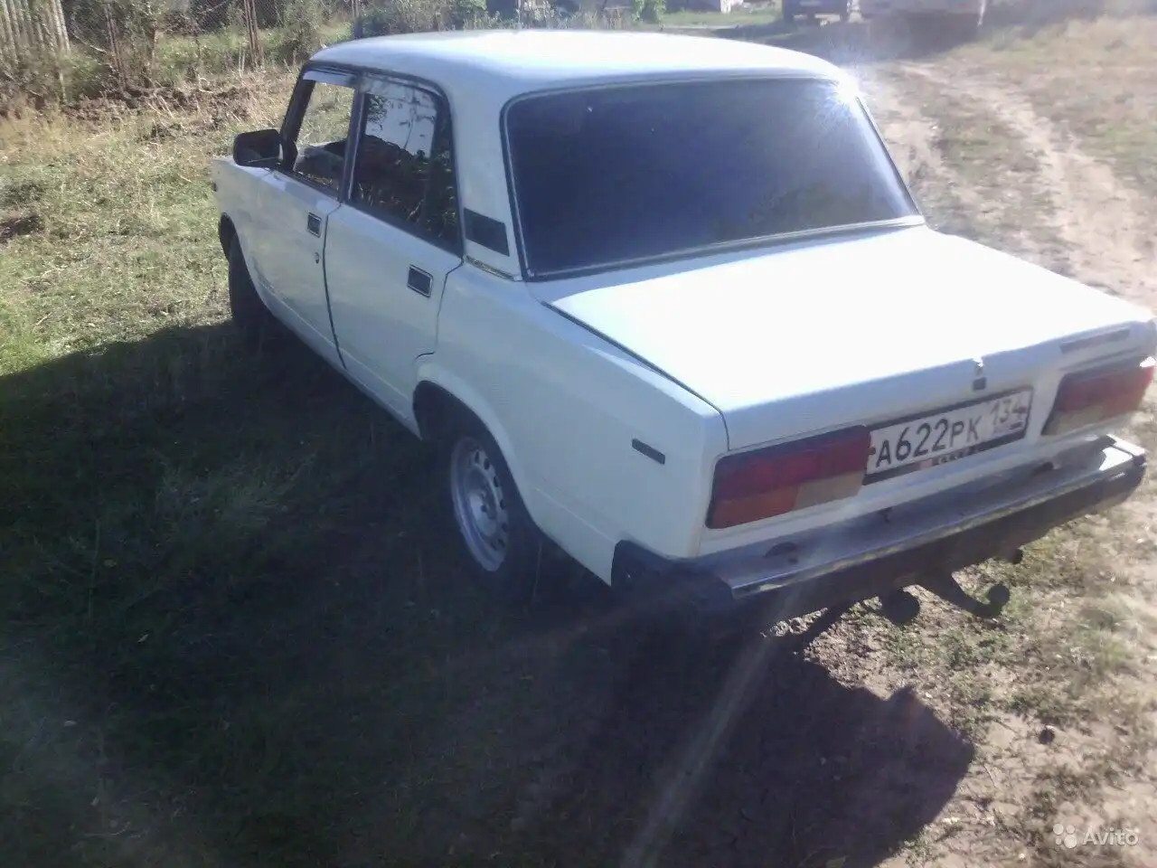 Фото автомобиля LADA 2107, 2002 — госномер М146РР34. Цвет: ЯРКО БЕЛЫЙ