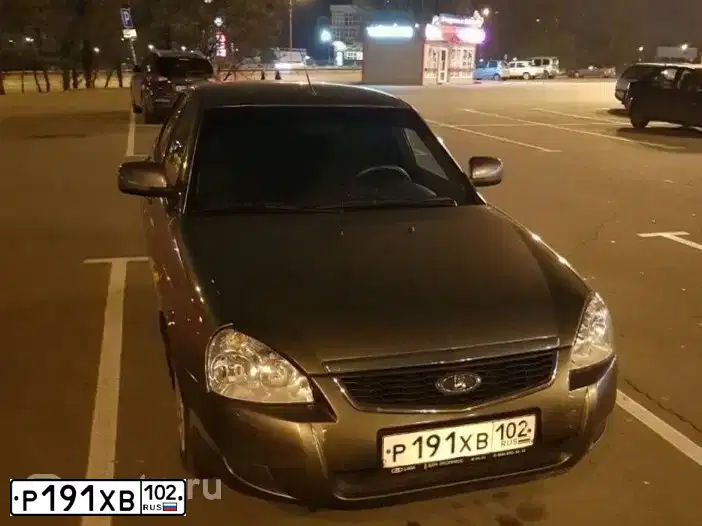 Фото автомобиля LADA 2172 PRIORA, 2015 — госномер С316АЕ185. Цвет: Золотисто-коричневый