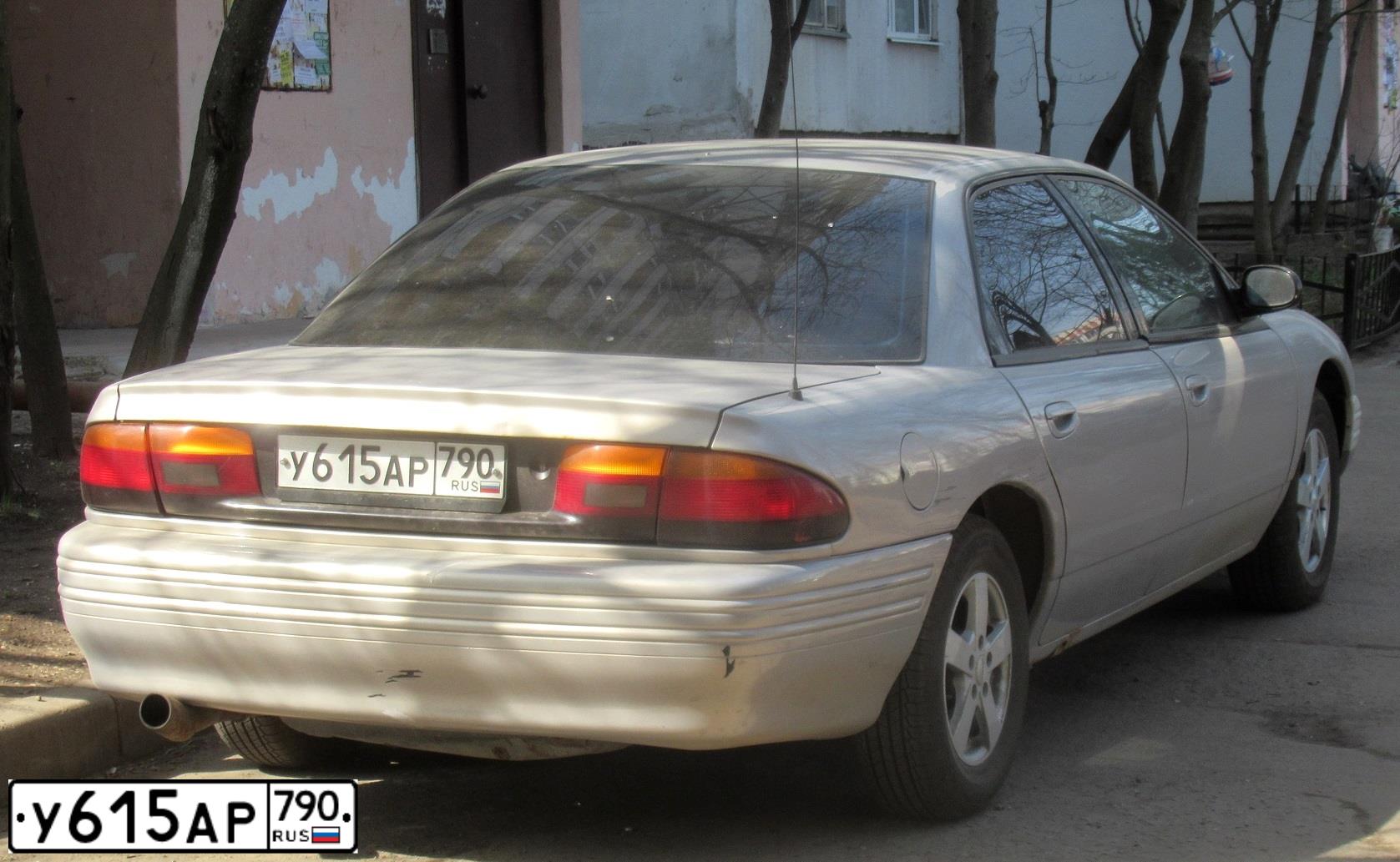 Фото автомобиля КРАЙСЛЕР ИГЛ ВИЖН, 1992 — госномер У615АР790. Цвет: Серый