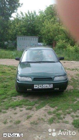 Фото автомобиля LADA 2110, 2004 — госномер М430СХ33. Цвет: ТЕМНО-ЗЕЛЕНЫЙ