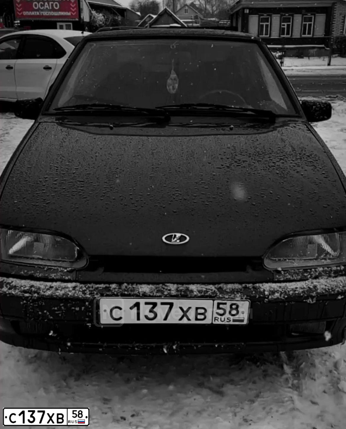 Фото автомобиля LADA 2114 SAMARA, 2005 — госномер С137ХВ58. Цвет: сине-зеленый
