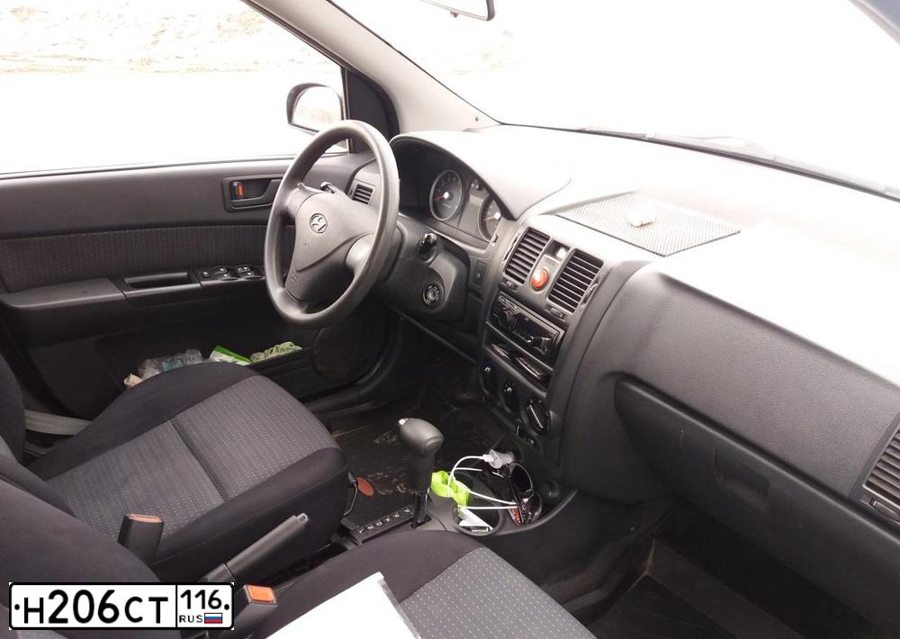 Фото автомобиля HYUNDAI GETZ, 2007 — госномер Н206СТ116. Цвет: ТЕМНО-СЕРЫЙ