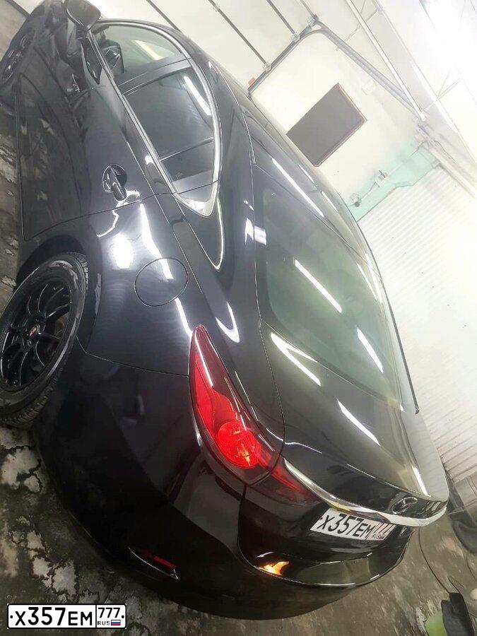 Фото автомобиля MAZDA 6, 2014 — госномер С765ТК799. Цвет: ЧЕРНЫЙ
