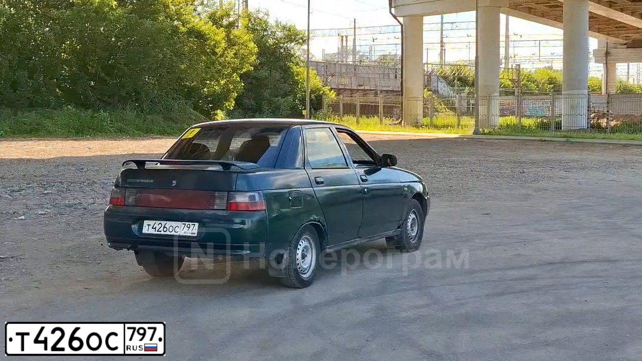 Фото автомобиля LADA 2110, 2004 — госномер Р200ВТ550. Цвет: Темно-зеленый