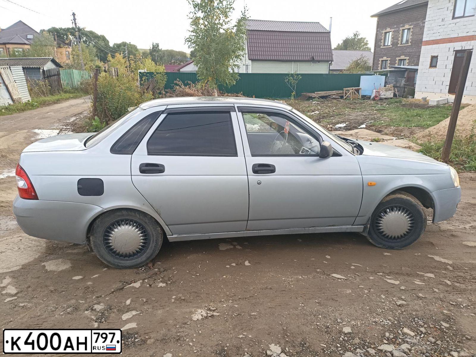 Фото автомобиля LADA PRIORA, 2007 — госномер Р527СВ68. Цвет: СЕРЕБРИСТО-ГОЛУБОЙ