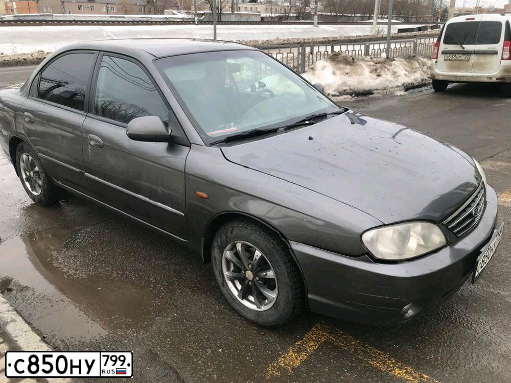 Фото автомобиля KIA SPECTRA, 2006 — госномер Е758ЕК164. Цвет: СЕРОЕ ОЛОВО