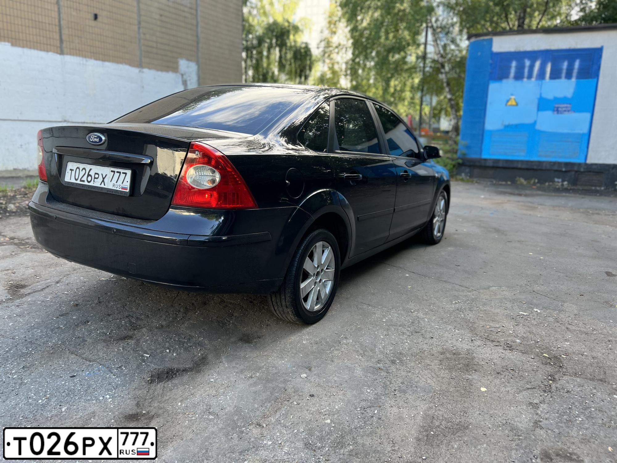 Фото автомобиля FORD FOCUS, 2007 — госномер С376ХМ58. Цвет: ЧЕРНЫЙ
