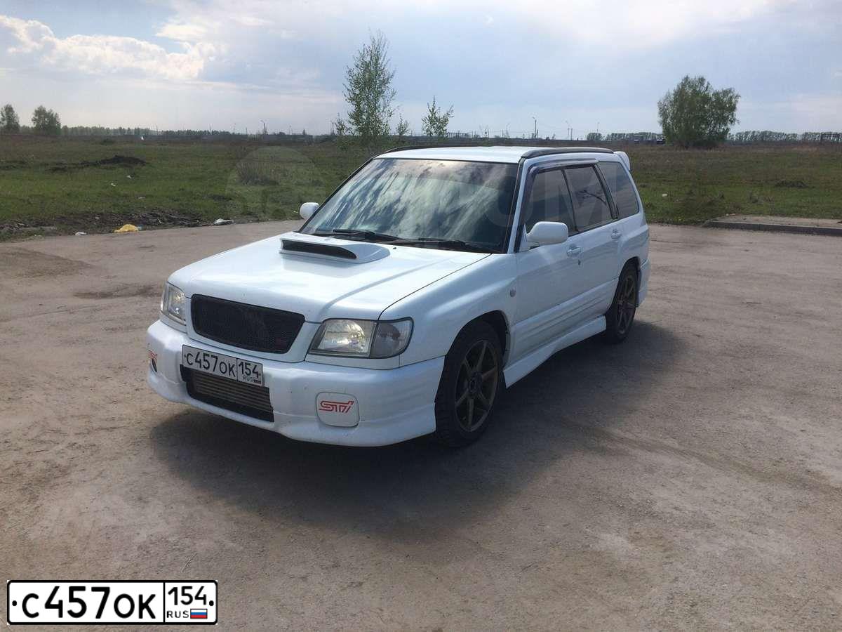 Фото автомобиля SUBARU FORESTER, 2000 — госномер М017НН154