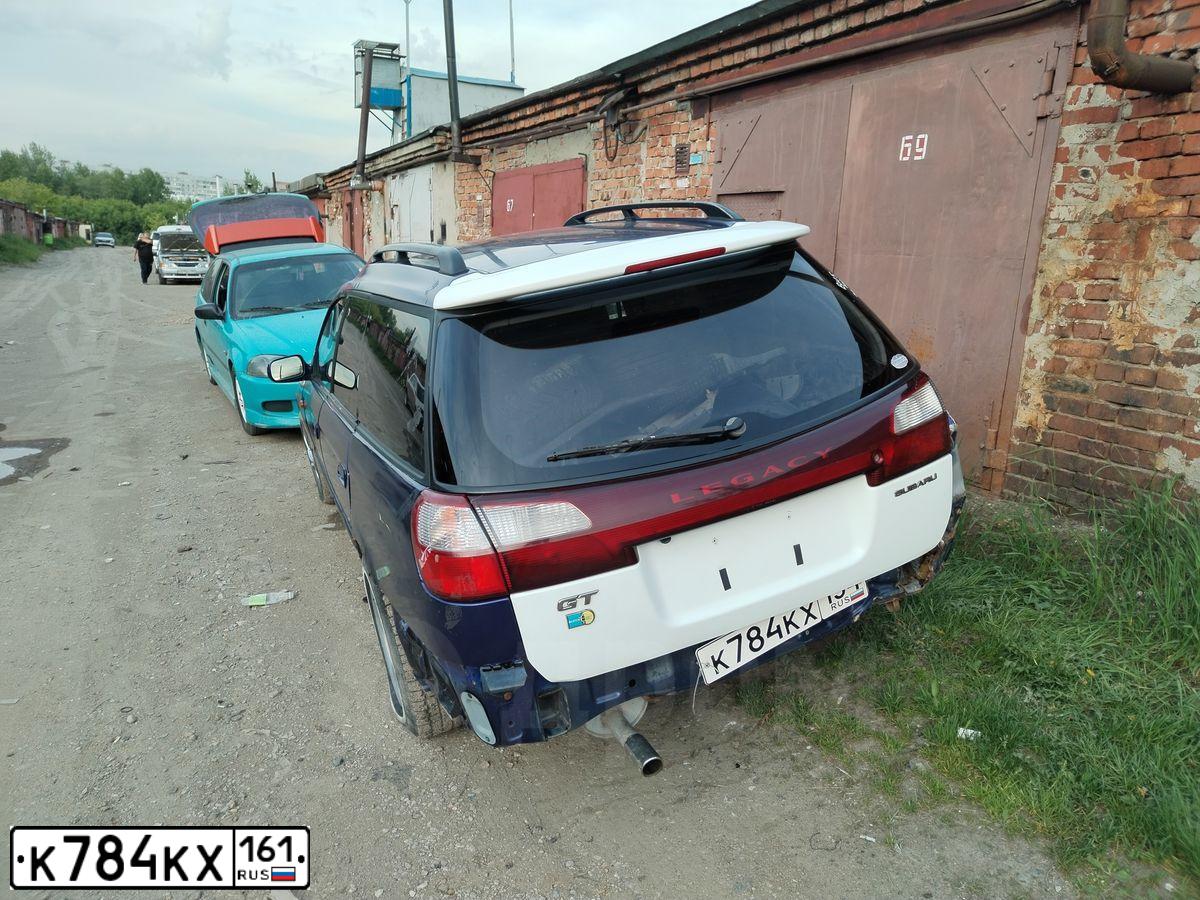 Фото автомобиля SUBARU IMPREZA, 2008 — госномер К784КХ161. Цвет: ЧЕРНЫЙ