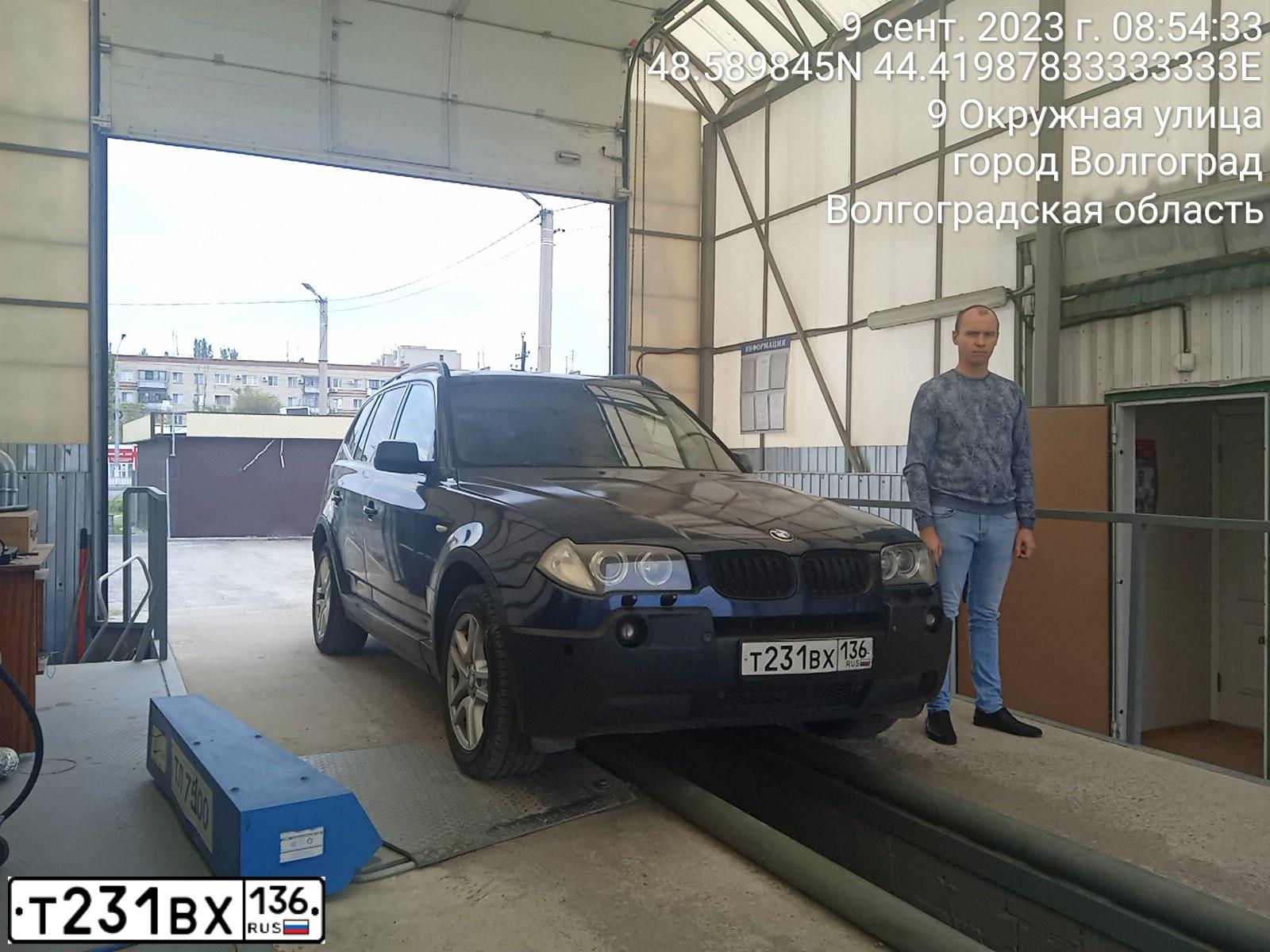Фото автомобиля BMW X3, 2004 — госномер Н798АХ134. Цвет: СИНИЙ ТЕМНЫЙ