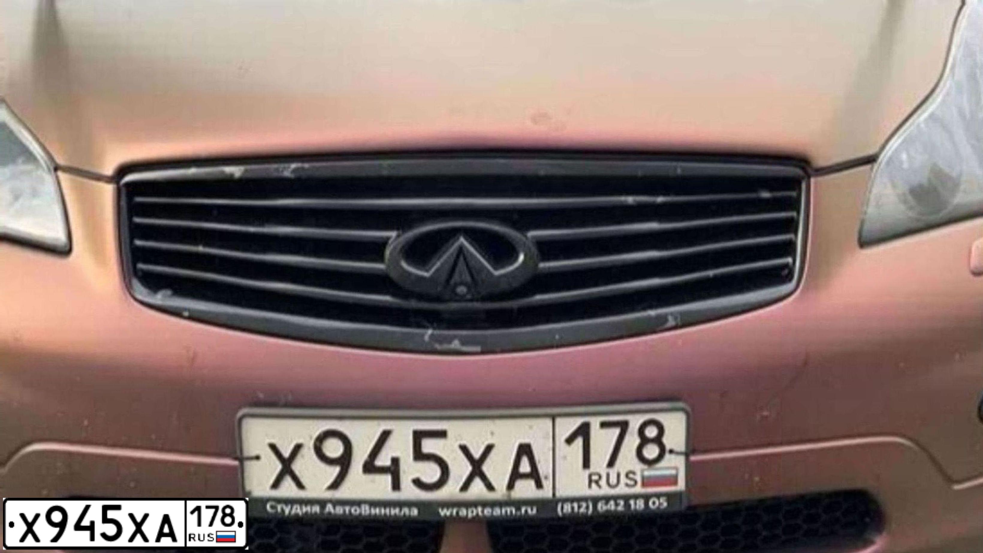 Фото автомобиля INFINITI QX80 /QX56/, 2011 — госномер Е178ВВ178. Цвет: ЧЕРНЫЙ