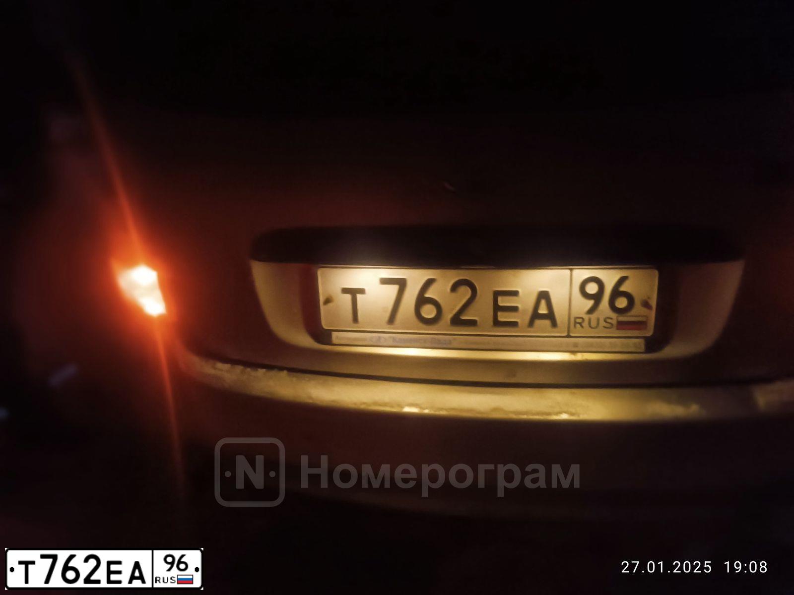 Фото автомобиля LADA 1117 KALINA, 2011 — госномер Т762ЕА96. Цвет: СВЕТЛО-ЖЕЛТЫЙ