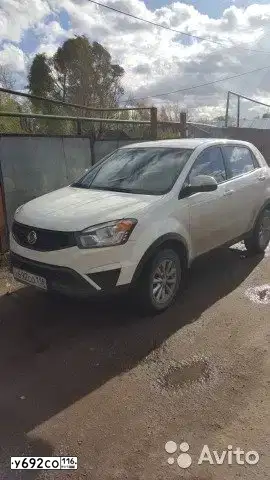 Фото автомобиля SSANGYONG ACTYON, 2013 — госномер У692СО116. Цвет: Белый