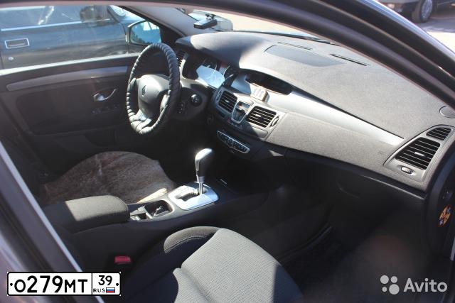 Фото автомобиля RENAULT LAGUNA, 2008 — госномер О279МТ39. Цвет: СЕРО-ГОЛУБОЙ