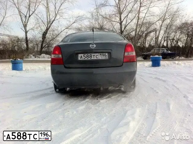Фото автомобиля NISSAN PRIMERA, 2003 — госномер А588ТС196. Цвет: СЕРЫЙ