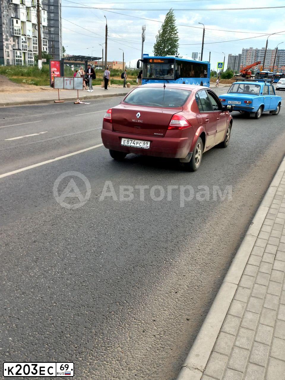 Фото автомобиля LADA 2101, 1981 — госномер К203ЕС69. Цвет: ГОЛУБОЙ