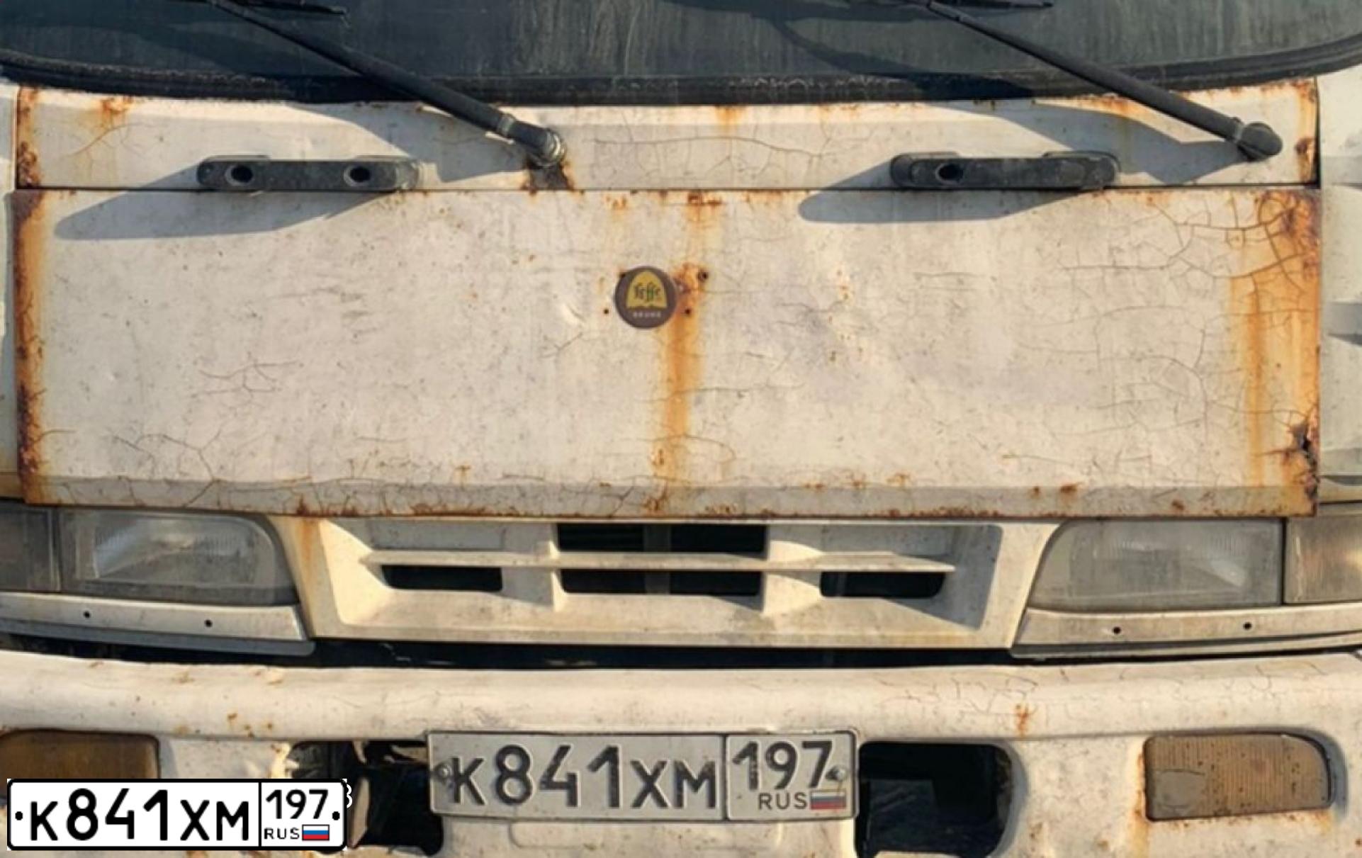 Фото автомобиля АФ HYUNDAI AF 474320, 2008 — госномер М820СО790. Цвет: Белый