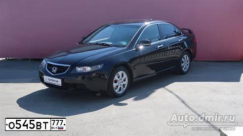 Фото автомобиля HONDA ACCORD, 2005 — госномер М909АУ154. Цвет: ЧЕРНЫЙ