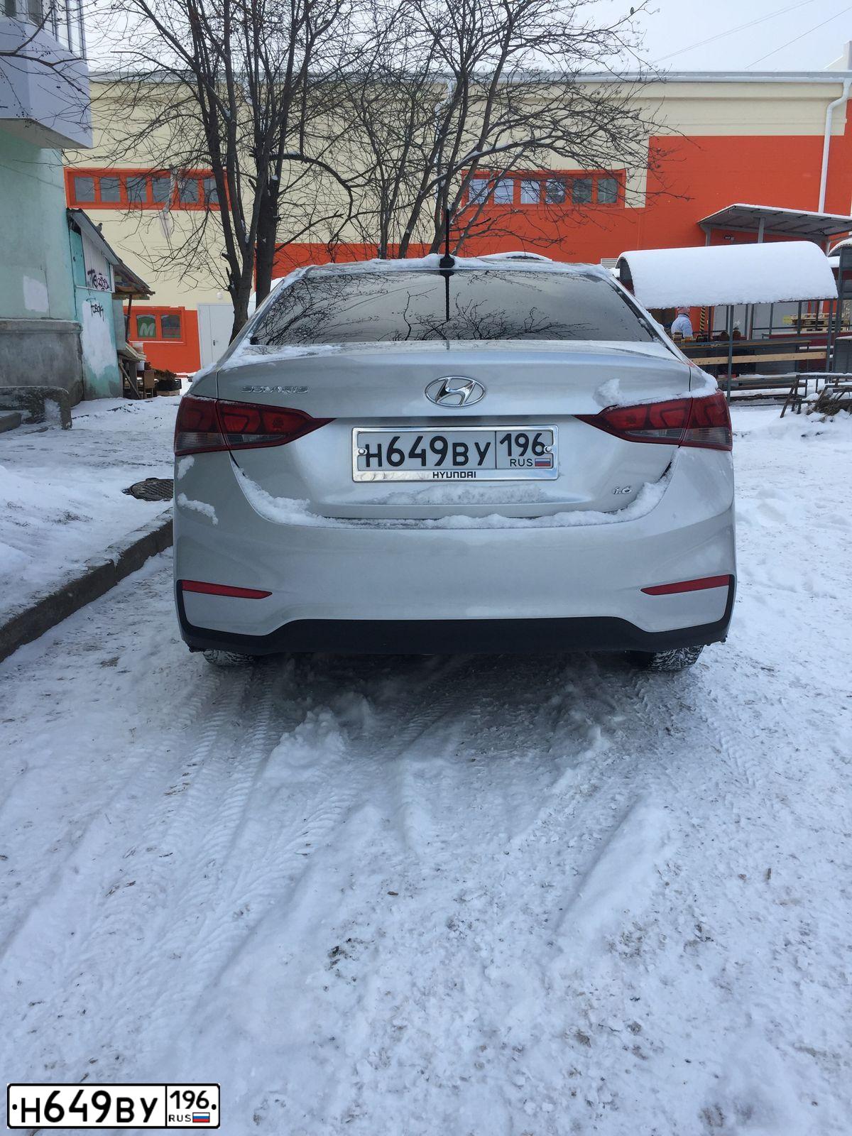 Фото автомобиля HYUNDAI SOLARIS, 2017 — госномер О436ТК06