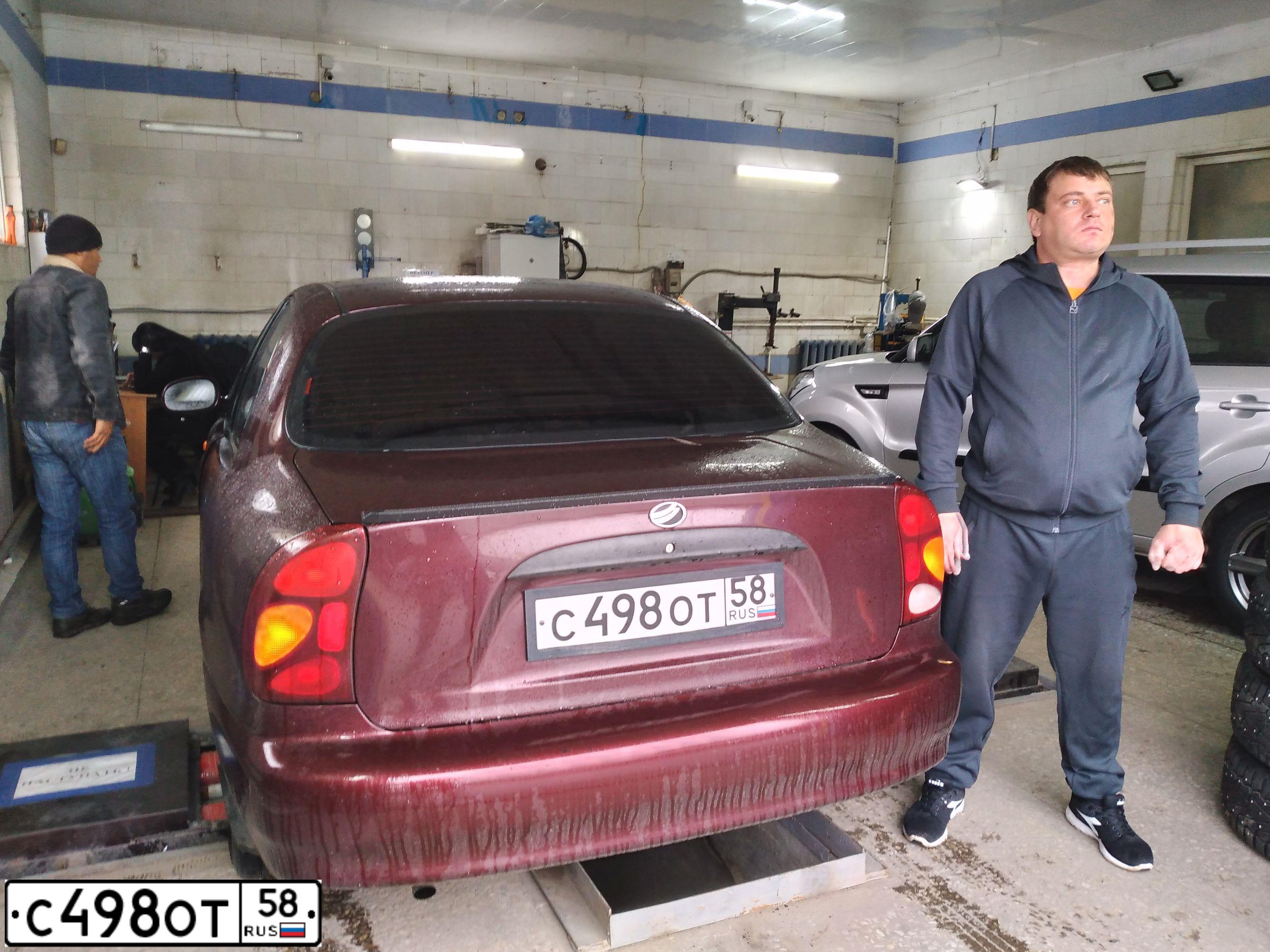 Фото автомобиля ZAZ CHANCE, 2012 — госномер С498ОТ58. Цвет: БОРДОВЫЙ