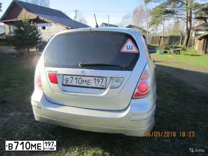 Фото автомобиля SUZUKI LIANA, 2007 — госномер Х011СО69. Цвет: СЕРЕБРИСТЫЙ