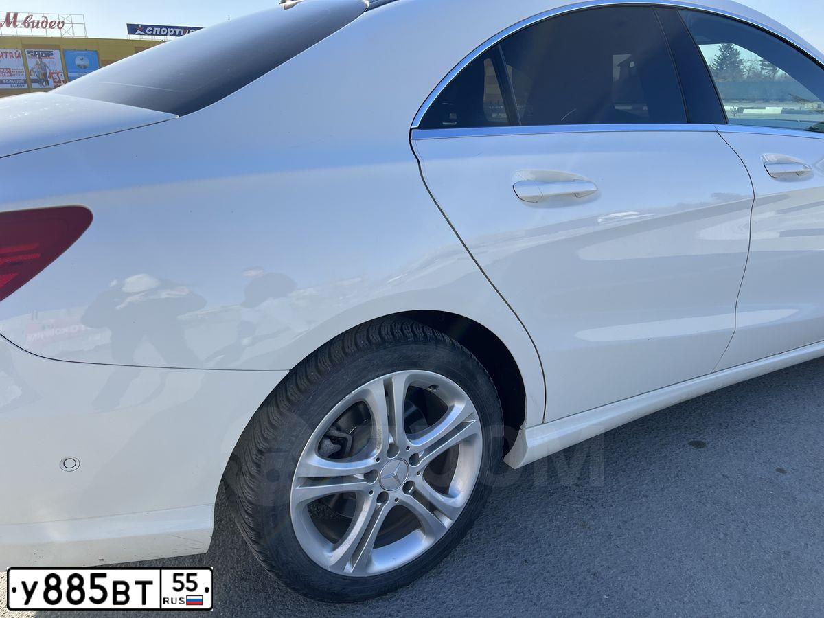 Фото автомобиля MERCEDES CLA-KLASSE, 2013 — госномер Е070МС55. Цвет: Белый